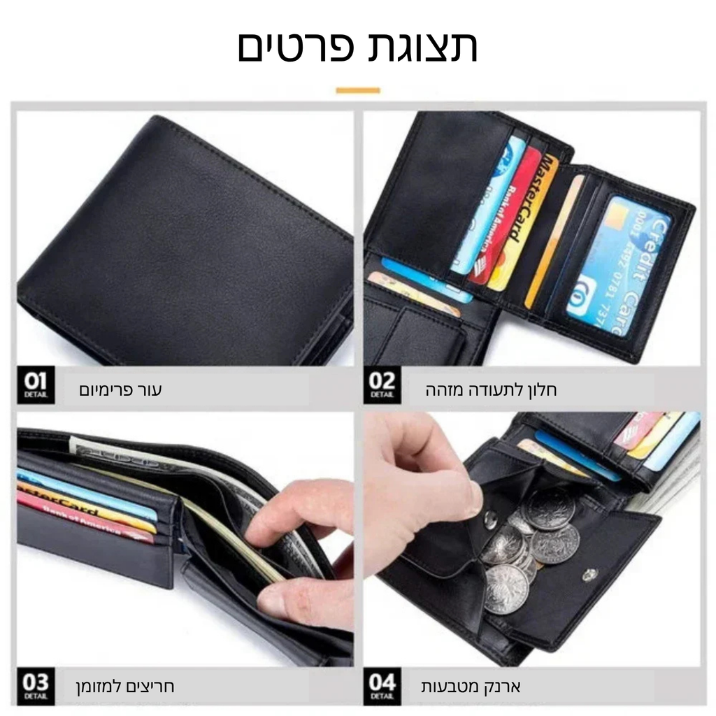 ארנק RFID דק של אטלס