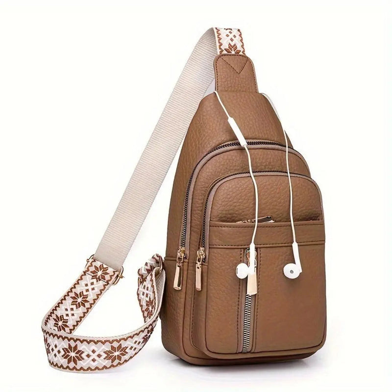 Hazel Vintage Chest Crossbody Bag